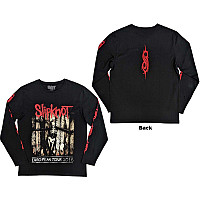 Slipknot koszulka długi rękaw, Skeleton Flag BP Black, męskie