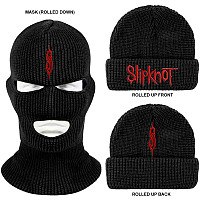 Slipknot zimowa czapka zimowa a maska, Logo Black