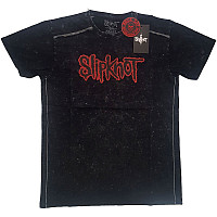 Slipknot koszulka, Logo Snow Washed BP Black, męskie