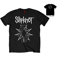 Slipknot koszulka, Goat Star Logo with Back Printing, męskie