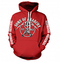 Sons of Anarchy bluza, Chain Logo Red, męska
