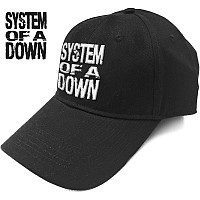System Of A Down czapka z daszkiem, Stacked Logo Black