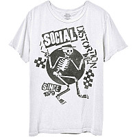 Social Distortion koszulka, Speakeasy Checkerboard White, męskie