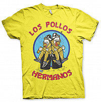 Breaking Bad koszulka, Walter & Jesse Hermanos Yellow, męskie
