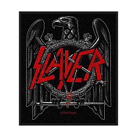 Slayer naszywka PES 100x50 mm, Black Eagle