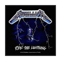 Metallica naszywka 100 x100 mm, Ride The Lightning