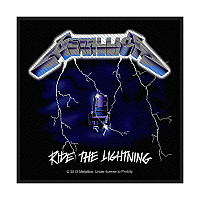 Metallica naszywka 100 x100 mm, Ride The Lightning