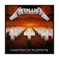 Metallica naszywka 100 x100 mm, Master of Puppets