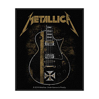 Metallica naszywka 100 x100 mm, Hetfield Guitar