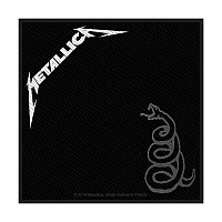 Metallica naszywka 100 x 100 mm, Black Album