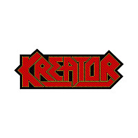 Kreator tkaná naszywka PES 100x35 mm, Logo Cut-Out