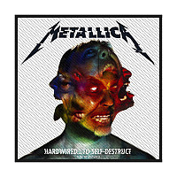 Metallica naszywka 100 x100 mm, Hardwired To Self Destruct