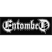 Entombed tkaná naszywka PES 100x30 mm, Logo