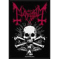 Mayhem naszywka 100 x 50 mm, Alpha Omega Daemon