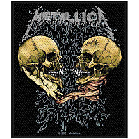 Metallica tkaná naszywka PES 100 x 80 mm, Sad But True