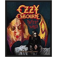 Ozzy Osbourne tkaná naszywka PES 100x100 mm, Patient No.9