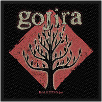 Gojira tkaná naszywka PES 100x100 mm, Tree Of Life