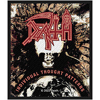 Death tkaná naszywka PES 100 x 80 mm, Individual Thought Patterns