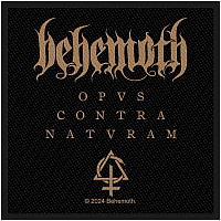 Behemoth tkaná naszywka PES 100x100 mm, Opvs Contra Natvram