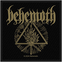 Behemoth tkaná naszywka PES 100x100 mm, The Satanist