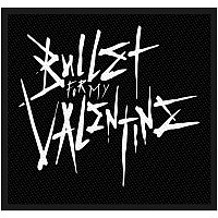 Bullet For My Valentine tkaná naszywka PES 100x100 mm, Logo
