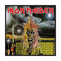 Iron Maiden tkaná naszywka PES 100x100 mm, Iron Maiden