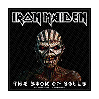 Iron Maiden naszywka PES 100 x100mm, The Book Of Souls