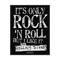 The Rolling Stones tkaná naszywka PES 100x80 mm, It's Only Rock N' Roll