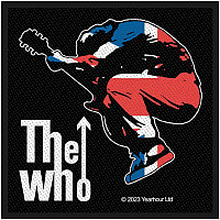 The Who tkaná naszywka PES 100x100 mm, Pete Jump