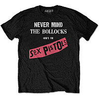 Sex Pistols koszulka, Never Mind The Bollocszt Black, męskie