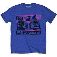 Sex Pistols koszulka, Pretty Vacant Coaches Royal Blue, męskie
