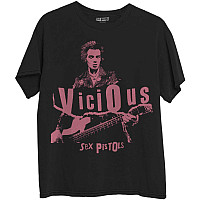 Sex Pistols koszulka, Sid Photo Black, męskie