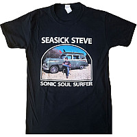 Seasick Steve koszulka, Full Colour Sonic Soul Surfer BP Black, męskie