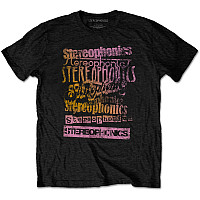 Stereophonics koszulka, Logos Black, męskie