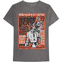 Star Wars koszulka, Droids Rock Grey, męskie