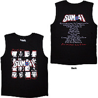 Sum 41 podkoszulek, All Killer No Filler Tracklist BP Black, męskie