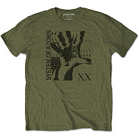 System Of A Down koszulka, Intoxicated Military Green, męskie