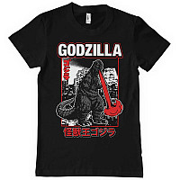 Godzilla koszulka, Atomic Breath Black, męskie