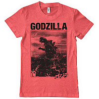 Godzilla koszulka, Godzilla Vintage Red Heather, męskie