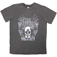 Thin Lizzy koszulka, Angel Of Death Stone Wash Charcoal Grey, męskie