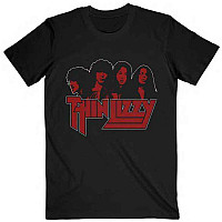 Thin Lizzy koszulka, Band Photo Logo Black, męskie