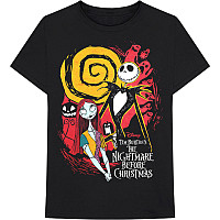 The Nightmare Before Christmas koszulka, Ghosts Black, męskie