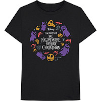 The Nightmare Before Christmas koszulka, Character Flight Black, męskie