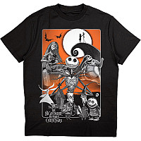 The Nightmare Before Christmas koszulka, Orange Moon Black, męskie