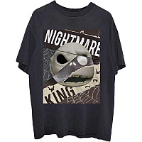 The Nightmare Before Christmas koszulka, Nightmare Skull Black, męskie