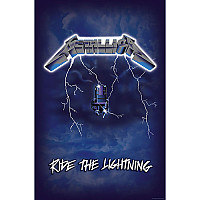 Metallica teszttylny banner 70cm x 106cm, Ride The Lightning