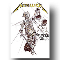 Metallica teszttylny banner 70cm x 106cm, And Justice For All