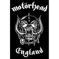 Motorhead teszttylny banner 68cm x 106cm, England