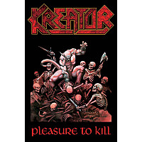 Kreator teszttylny banner 68cm x 106cm, Pleasure To Kill