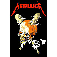 Metallica teszttylny banner 70cm x 106cm, Damage Inc. Black